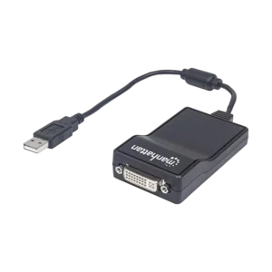 CONVERTER MANHATTAN USB 2.0 Male to DVI-Fem