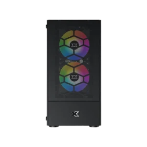 Case Xigmatek Gaming Oreo 3x RGB Fans Tempered Glass Black 1