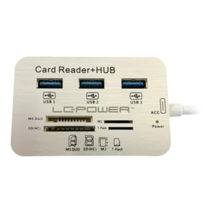 Docking Station LC-Power LC-HUB-C-CR Type C Card Reader + 3 x USB 3.0 Ports 1