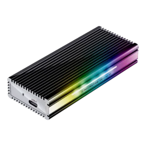 Enclosure LC-Power LC-M2-C-MULTI-RGB M.2 NVMe-SATA Type C USB 3-PhotoRoom
