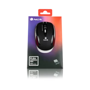 MOUSE NGS WLESS 2,4GHz NANO [FLEA ADVANCED] RED 2