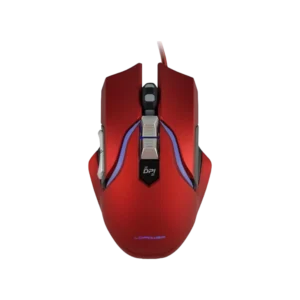 Mouse LC-Power m715r Gaming RGB Wired 3500dpi Red 1