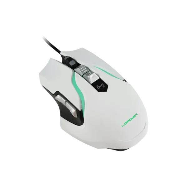 Mouse LC-Power m715w Gaming RGB Wired 3500dpi White 1