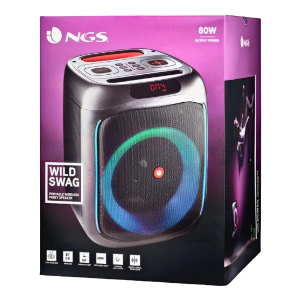 Bluetooth Ηχείο NGS Wild Swag 80W