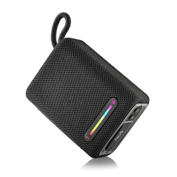 Bluetooth Speaker NGS Roller Furia 1 15W IPX6 HF-FM-USB-TF-AUX IN-9H TWS Black