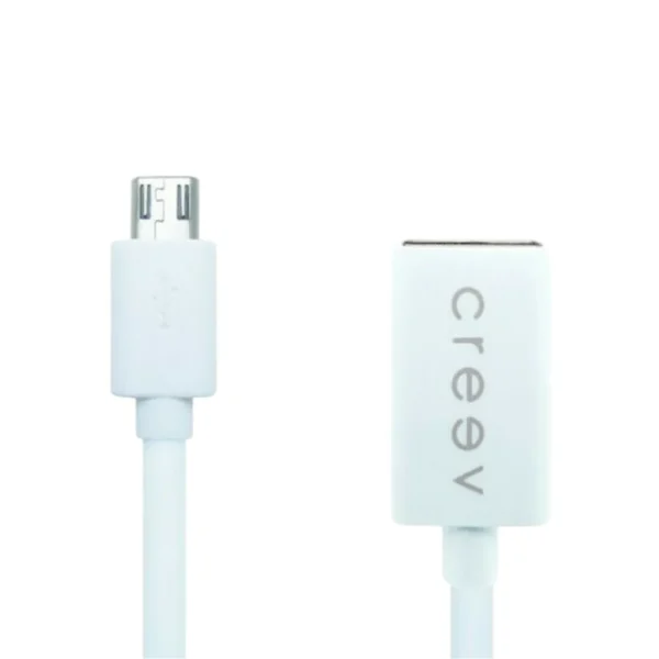 Καλώδιο Creev micro USB to Female USB 17cm OTG