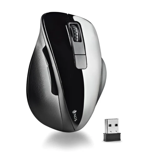 Mouse NGS Wireless Optical 2.4GHz Bow Black