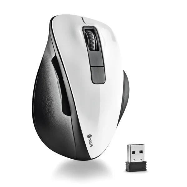 Mouse NGS Wireless Optical 2.4GHz Bow White