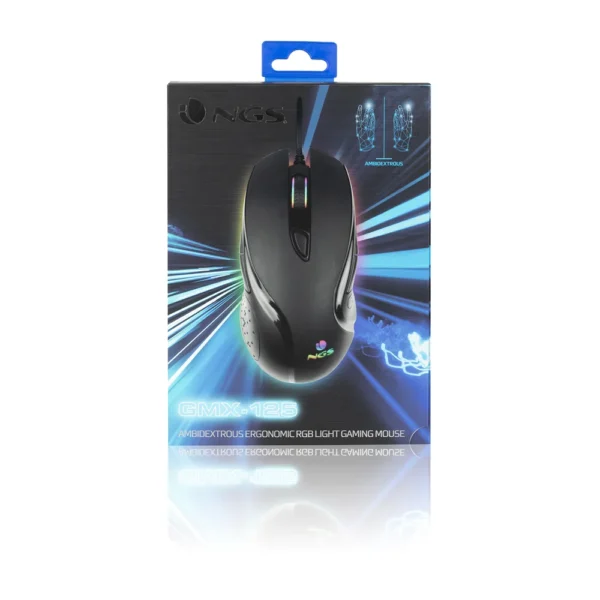Mouse LED Gaming NGS GMX-125 Wired 7200dpi