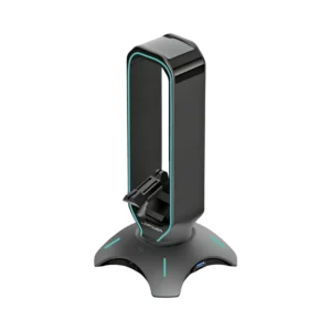 Headphone Holder LC-Power Head-Bungee with USB Hub + Mouse Bungee RGB
