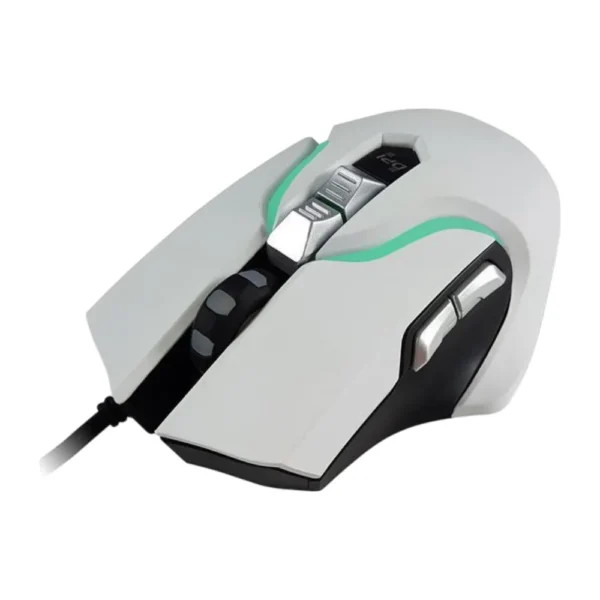 Mouse LC-Power Gaming RGB Wired 3500dpi White