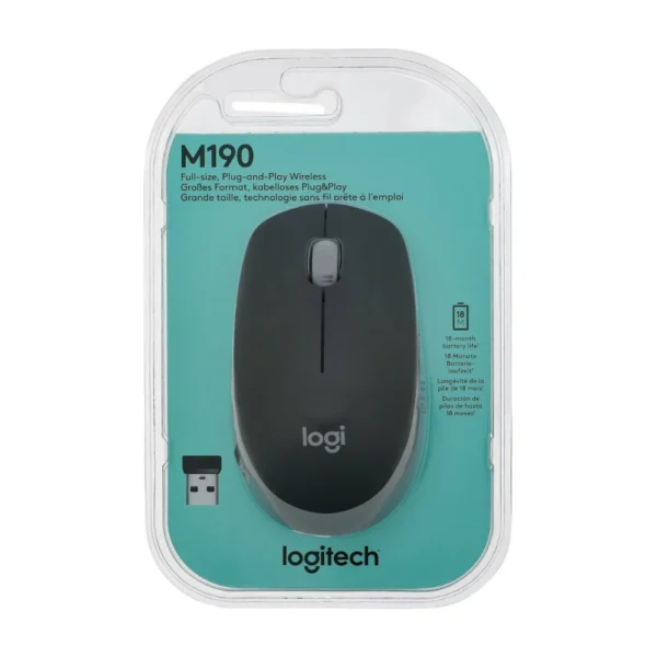 Mouse Logitech M190 Wireless Grey