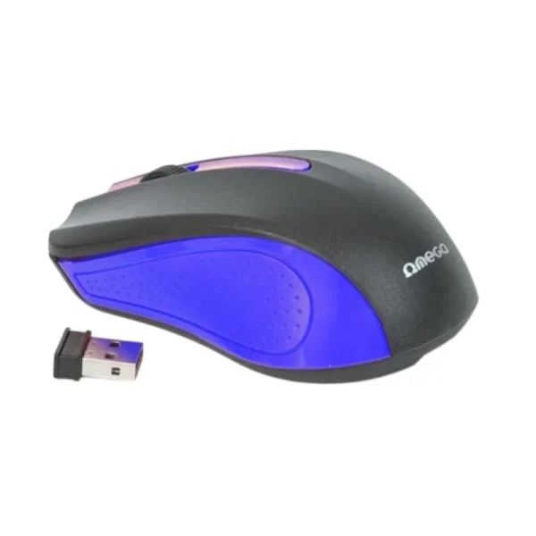 Mouse Omega OM-419 Wireless 2.4GHz 1000DPI Blue USB