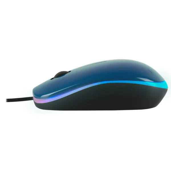 Mouse NGS Wired Optical Addict Blue With LED Lights