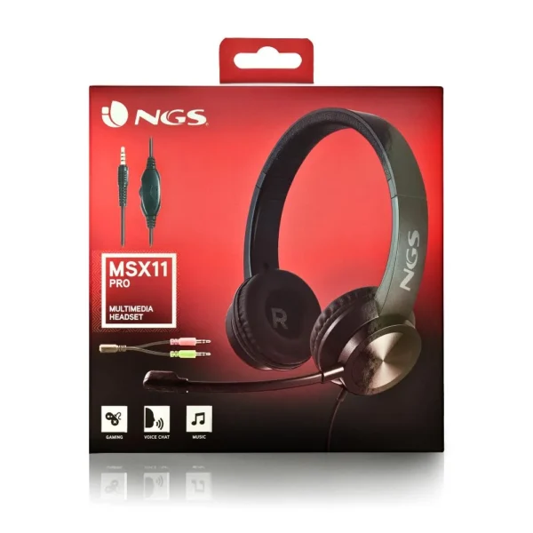 Headset NGS MSX11PRO Black