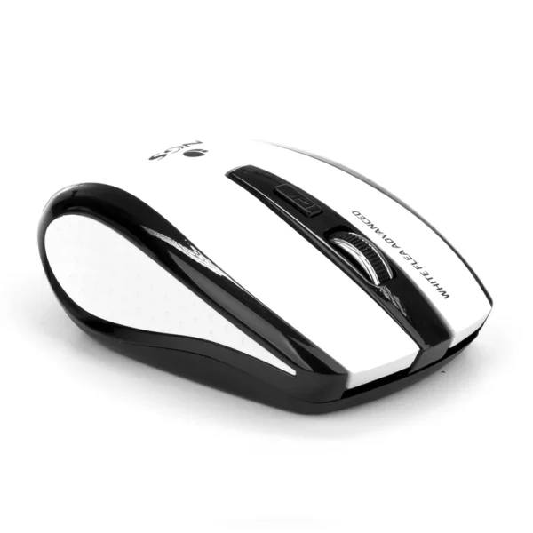 Mouse NGS Wireless 2.4GHz Nano Flea White