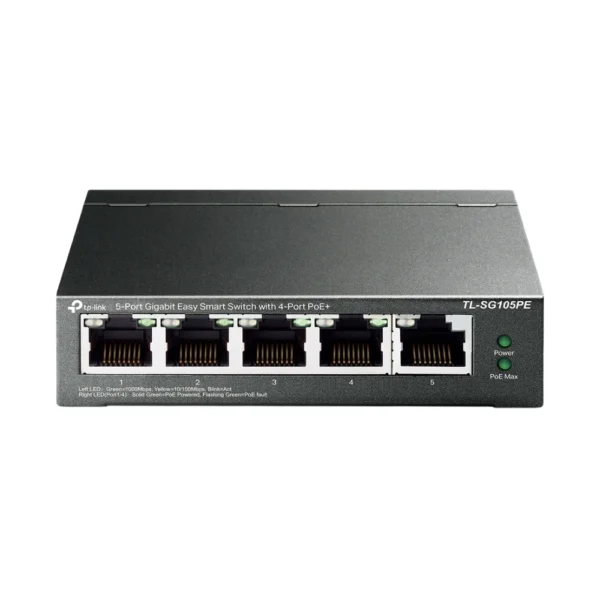 Switch TP-Link SG-TL105PE 5xGBIT POE + Managed