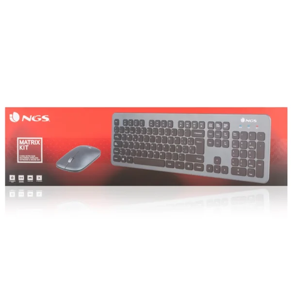 Σετ Πληκτρολόγιο - Ποντίκι NGS Matrix Ultra Slim Wireless