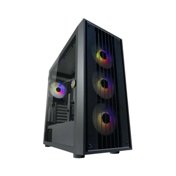 Κουτί Υπολογιστή LC-Power Gaming 810B Black DarkCrawlerX Midi ARGB Tempered Glass