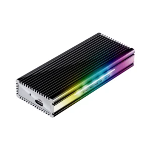 Θήκη για Σκληρό Δίσκο LC-Power LC-M2-C-MULTI-RGB M.2 NVMe-SATA Type C USB 3.2