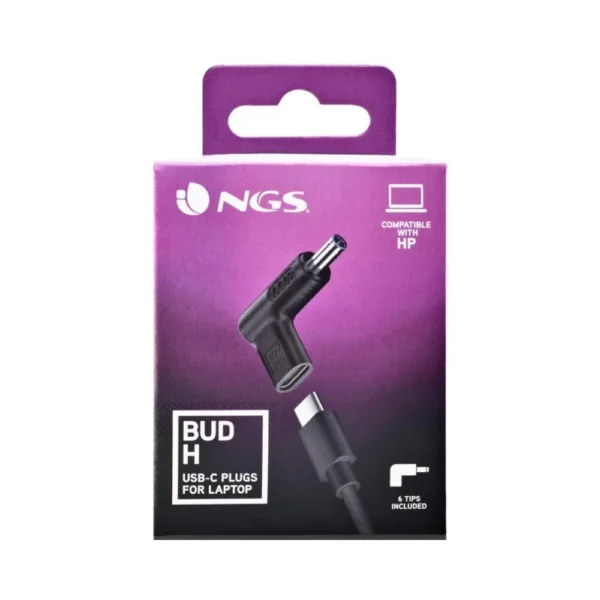 Αντάπτορες Φόρτισης NGS BUD-H Σετ 6 Charging Tips για HP Laptops