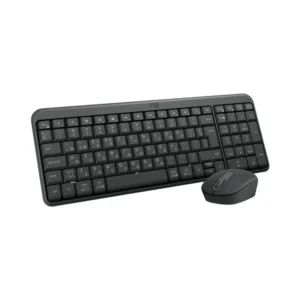 Logitech MK250 Compact Graphite ασύρματο πληκτρολόγιο με ελληνικούς χαρακτήρες και ποντίκι Bluetooth