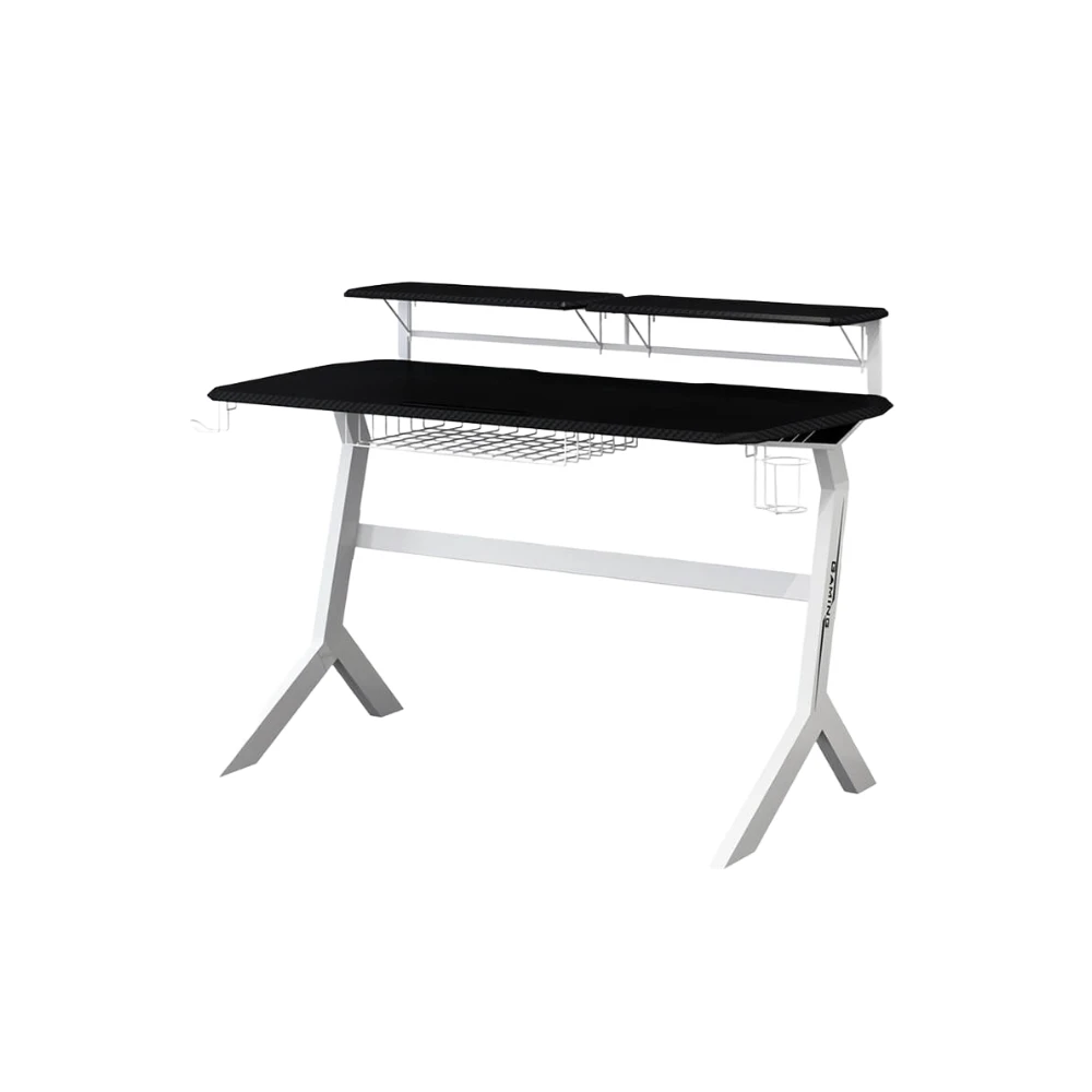 Gaming Γραφείο LC Power (LC-GD-1W) - Μέταλλο - Black/White
